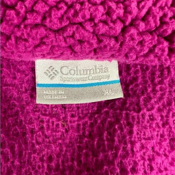 Columbia Pink Fleece Jacket Women's Size Extra Large - Picture 2 of 14